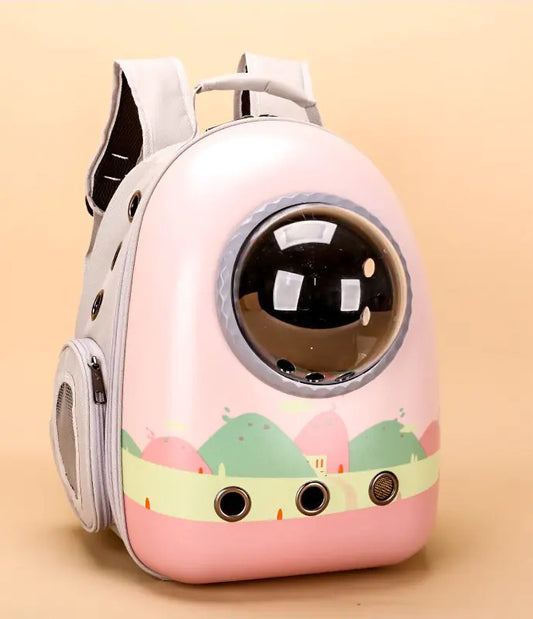 Portable Cat Backpack for Outings - Double Shoulder Bag